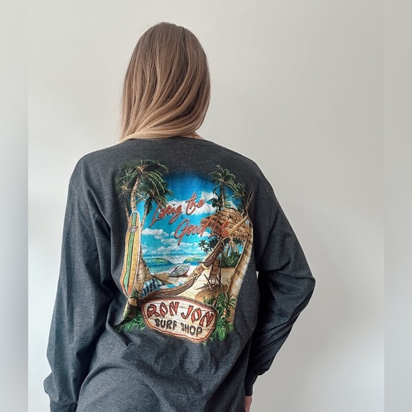Ron Jon Surf Shop Graphic Long Sleeve Shirt - Picture 1 of 3